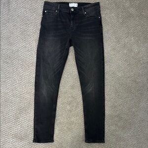 Asos Design Women’s Black Denim Skinny Jeans Sz 28